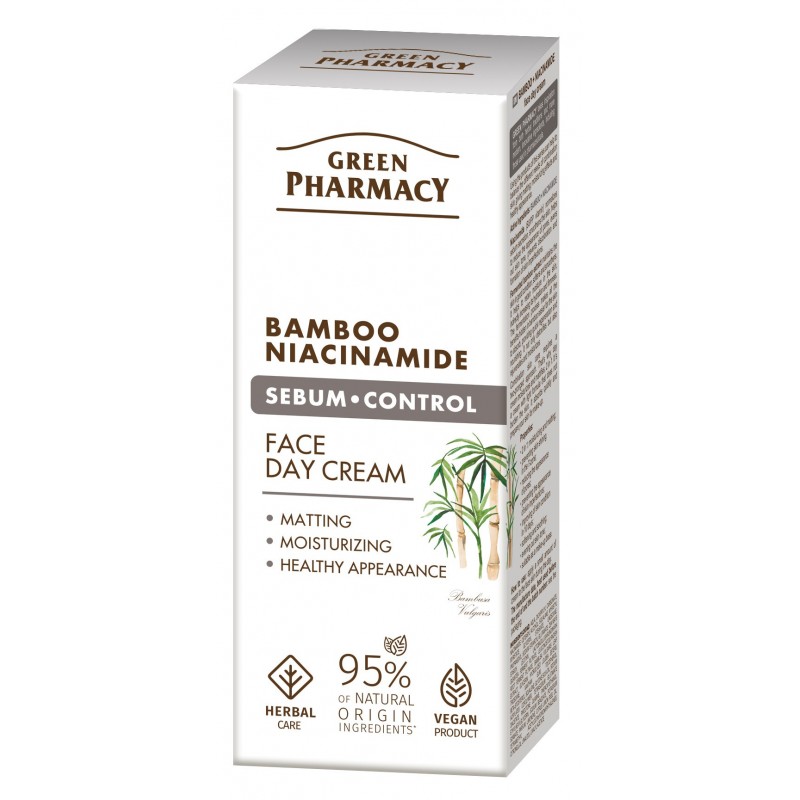 GREEN PHARMACY Bambus + Niacynamid Krem do twarzy na dzień 50 ml