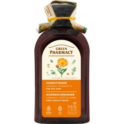 GREEN PHARMACY Odżywka do włosów przetłuszczających się Nagietek i Olej rozmarynowy 300 ml