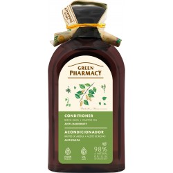 GREEN PHARMACY Odżywka przeciwłupieżowa Pąki brzozy i Olej rycynowy 300 ml