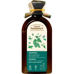 GREEN PHARMACY Szampon do włosów normalnych Pokrzywa i Olej łopianowy 350 ml