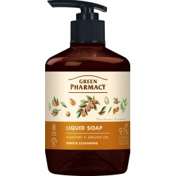 GREEN PHARMACY Mydło w płynie Migdały + Olej arganowy 460 ml