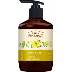 GREEN PHARMACY Mydło w płynie Jaskółcze ziele + Lipa 460 ml