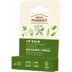 GREEN PHARMACY Balsam do ust Aloes i Limonka 3,6 g