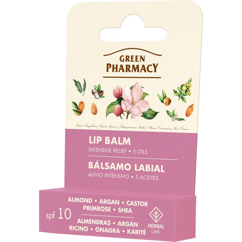 GREEN PHARMACY Balsam do ust 5 olejków 3,6 g
