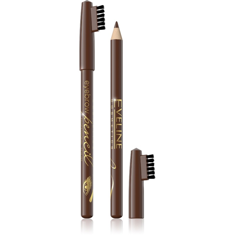 Eveline Eyebrow Pencil Kredka do brwi -  brąz  1szt