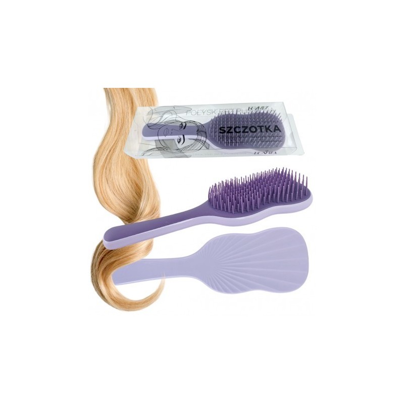 ECARLA Szczotka SCZ19 do włosów Fioletowa