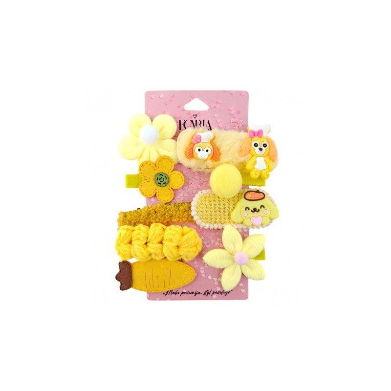 ECARLA Spinki SP410 zestaw 9szt