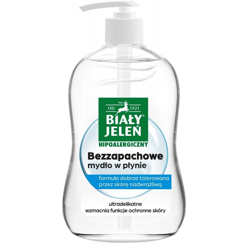 POL BIAŁY JELEŃ Mydło w pł. bezzap. Hipoaler 500ml