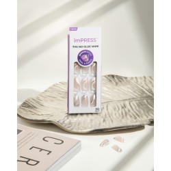KISS Sztuczne paznokcie samoprzylepne imPRESS 1op.(30szt)