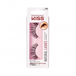 KISS Sztuczne Rzęsy Natural Lashes - Stunnig 1 para + klej 1g
