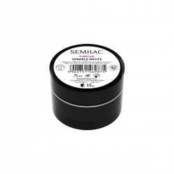 SEMILAC Żel budujący Thixo Gel - Sparkle White 15 g