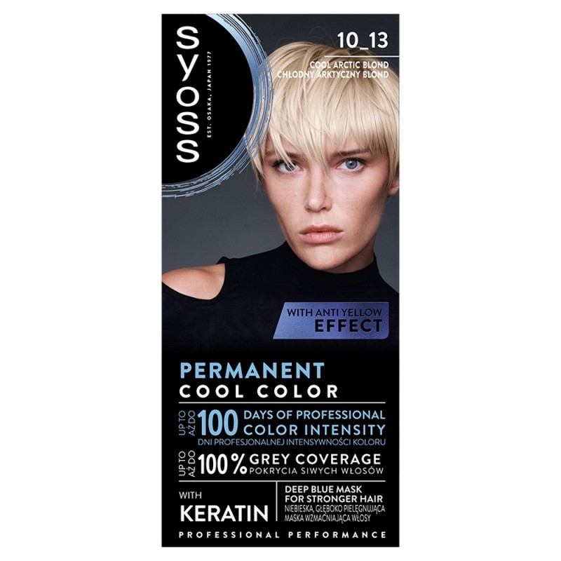 SYOSS Permanent Cool Color Farba do włosów 10_13 Arktyczny Blond