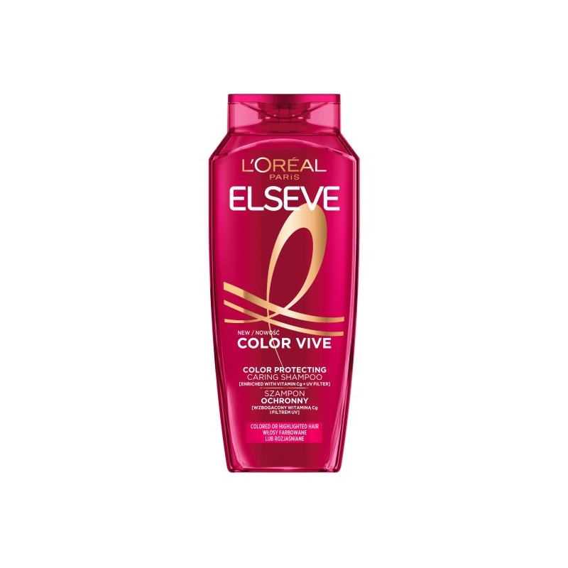 LOREAL ELSEVE Color Vive Szampon ochronny do włosów farbowanych 400 ml