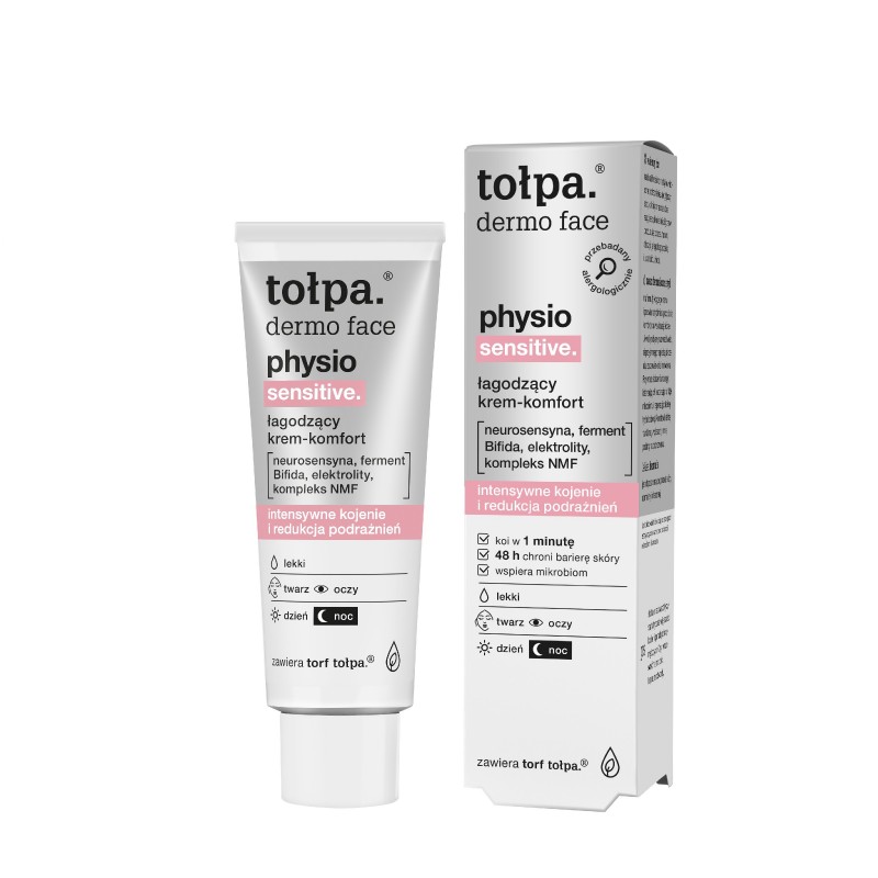 TOŁPA Dermo Face Physio Łagodzący Krem do twarzy - komfort 40 ml