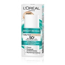 LOREAL Bright Reveal Fluid do twarzy odcień jasny Tinted Glow SPF50+ 50 ml