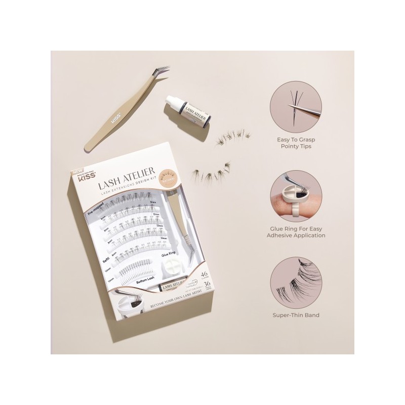 KISS Rzęsy kępki LDK02H1 46 Clusters/36 Single