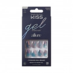 KISS Sztuczne paznokcie na klej Gel Fantasy Allure, Change Chance, Short, Oval