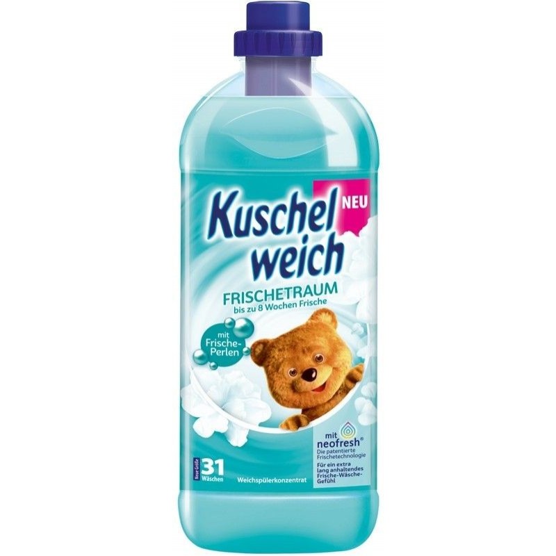 KUSCHELWEICH Płyn d/płuk 1L Frischetraum turkus