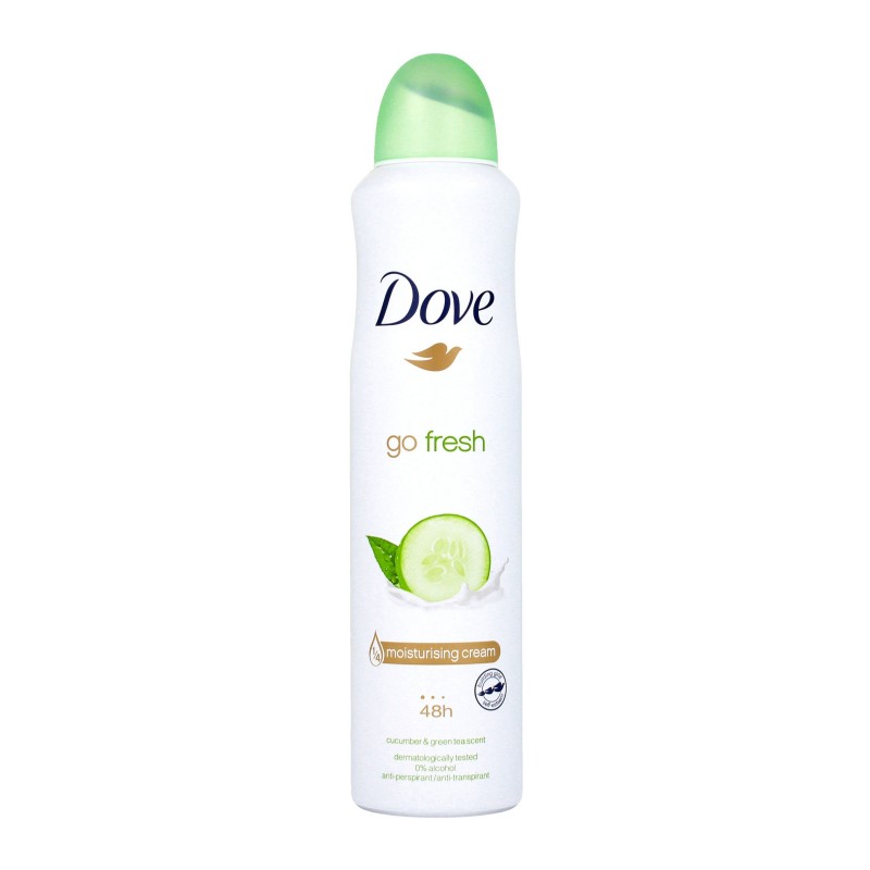 DOVE DEO 250ml Go Fresh Green Tea -Cucumber