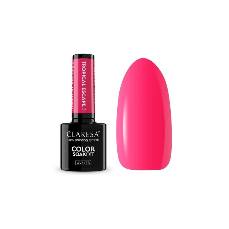 CLARESA Lakier hybrydowy Tropical Escape 3 - 5 g