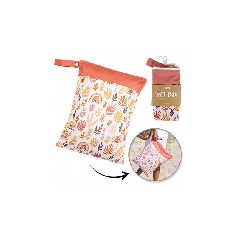 ECARLA Wodoodporna torba, worek, organizer do wózka, na kapcie do przedszkola, na basen 30x40cm WB01