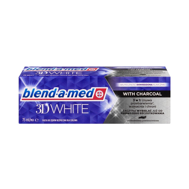 P&G BLEND-A-MED PASTA  75ml 3D CHARCOAL &