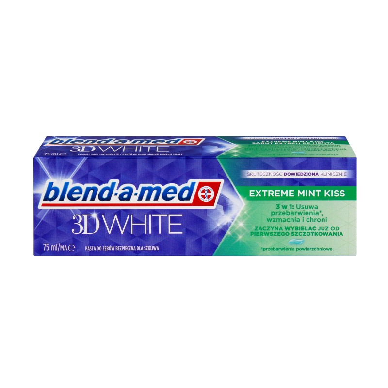P&G BLEND-A-MED PASTA  75ml 3D WHITE MINT KISS&