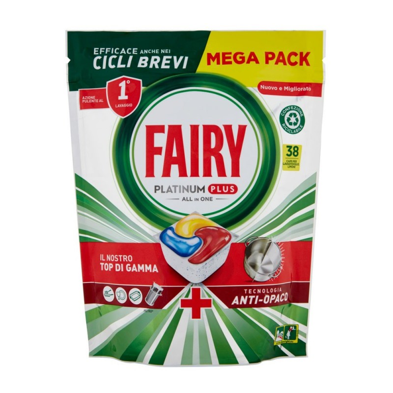 P&G FAIRY TABLETKI  38 PLAT. PLUS ALL IN  ONE Lem&