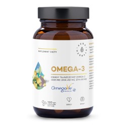 AURA HERBALS Omega-3 1200 mg 120 kapsułek
