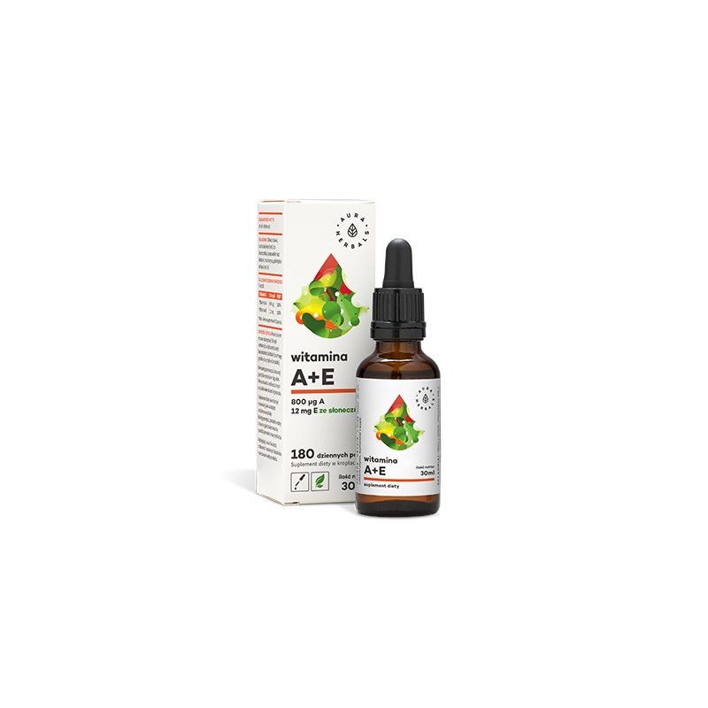 AURA HERBALS Witamina A + E krople 30 ml