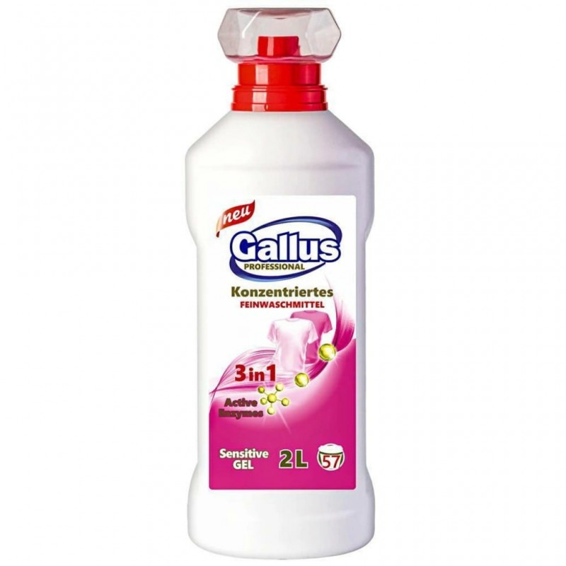 GALLUS PROFESSIONAL Żel do prania 3w1 (57 prań) - Sensitive 2 L