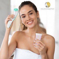 LUMINEO Professional Line Szczoteczka do twarzy Brush Pro turkusowa + Żel oczyszczajacy Lumineo do skóry trądzikowej i problemat