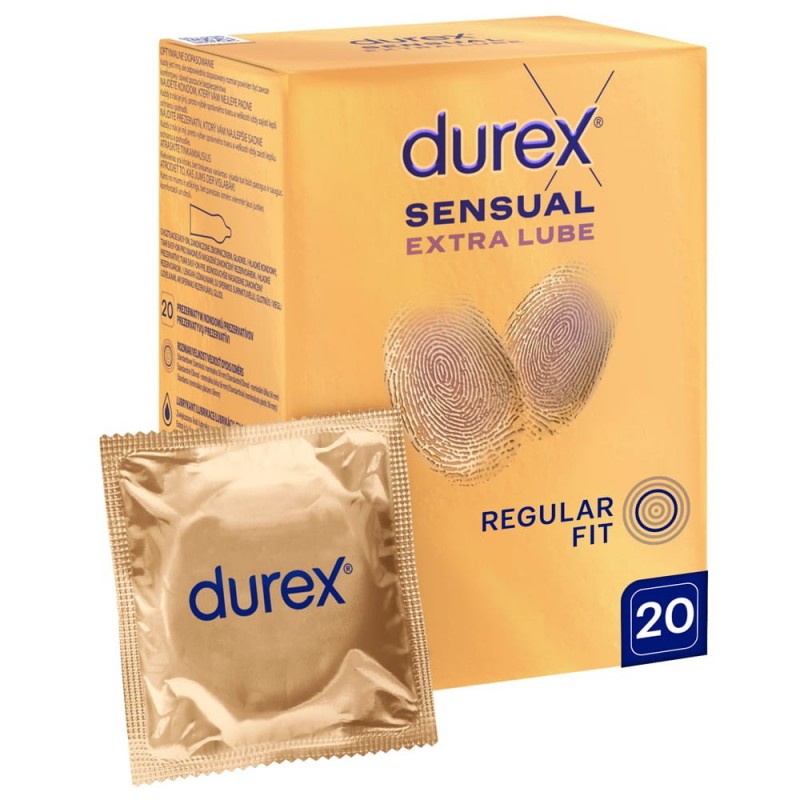 DUREX PREZERW. 20szt SENSUAL EXTRA&