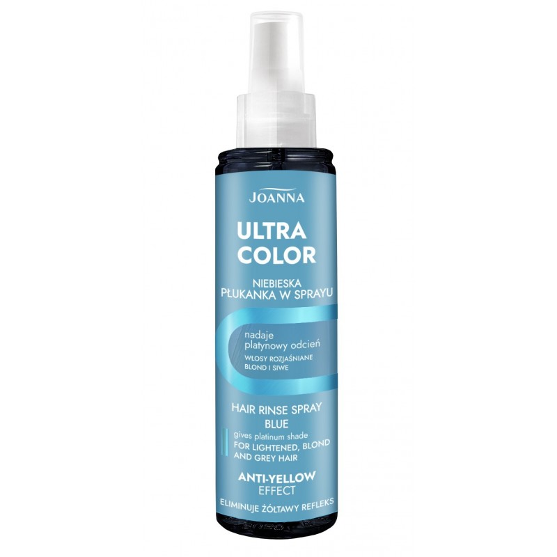 JOANNA Ultra Color Płukanka do włosów w sprayu niebieska 150 ml