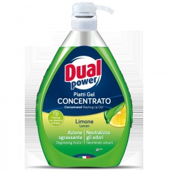 DUAL POWER Płyn d/naczyń 1L pompka Limone