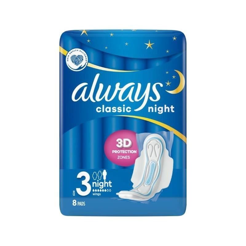 P&G ALWAYS PODP KLAS.NA NOC A`8 ZE SKRZYDEŁ.