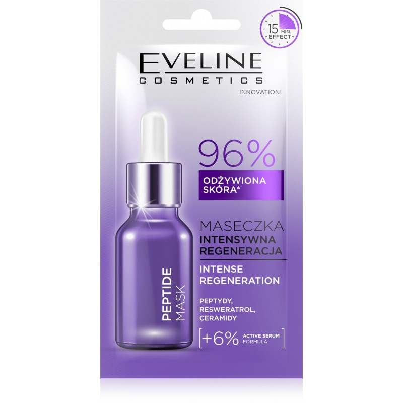 EVELINE Maska 8ml INTENSYWNA REGENER.Peptides