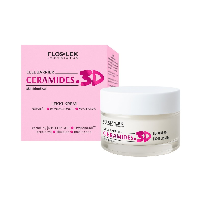 FLOS CERAMIDES. 3D Krem lekki 50ml