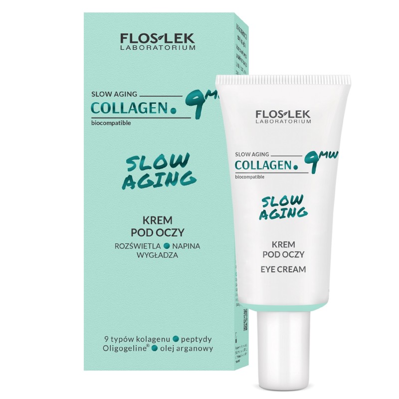 FLOS COLLAGEN. 9MW SLOW AGING Krem pod oczy 30ml