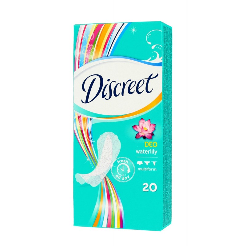 P&G DISCREET WKŁADKI DEO WATER LILY A`20