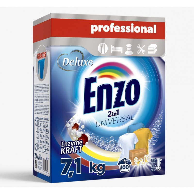 DELUXE ENZO Proszek d/prania 7,1kg karton UNIWERS