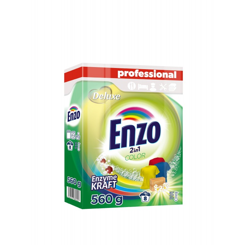 DELUXE ENZO Proszek d/prania 560g KOLOR