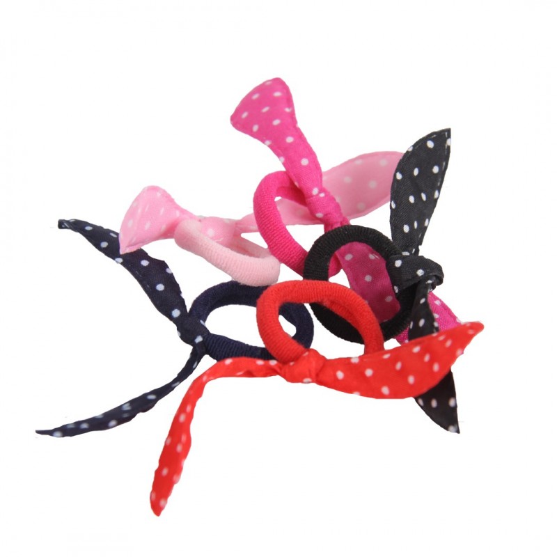 DONEGAL Gumka do włosów mix kolorów (FA-5682) 5 szt.