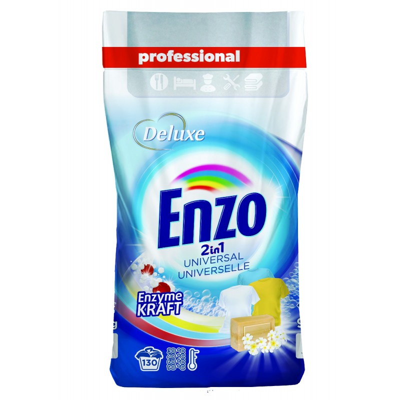 DELUXE ENZO Proszek d/prania 9,1kg folia UNIWERS
