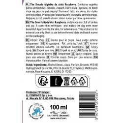 LL Mgiełka do ciała The Smurfs Raspberry 100ml&