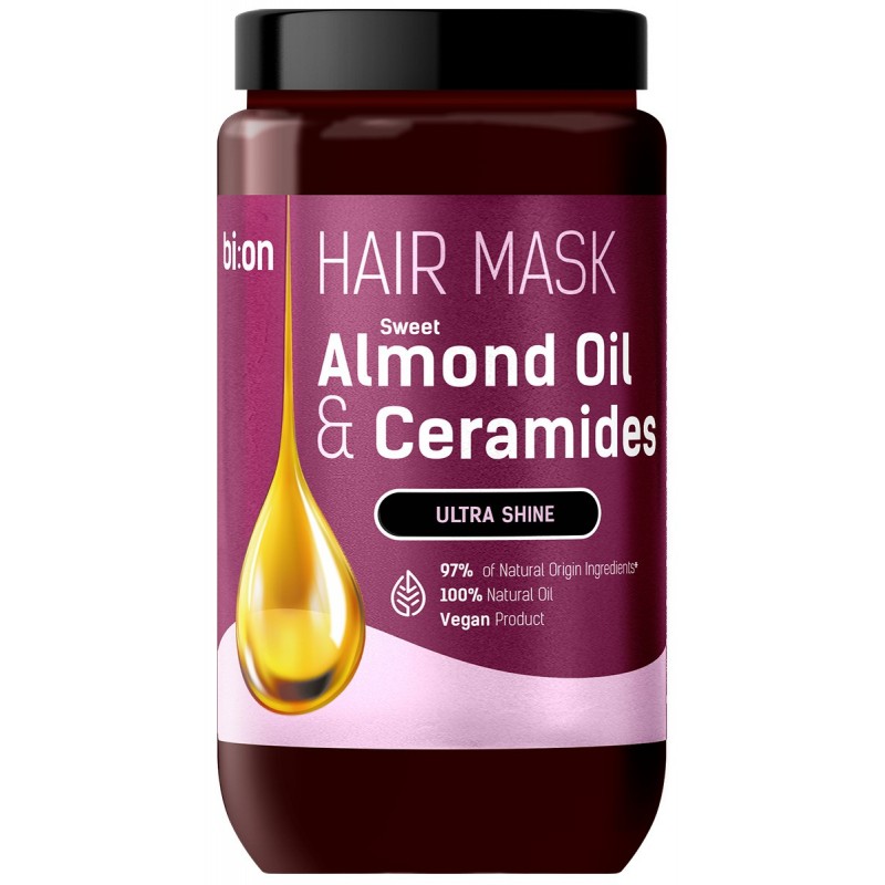 BIO NATURELL Maska do włosów ze słodkimi migdałami i ceramidami 946 ml