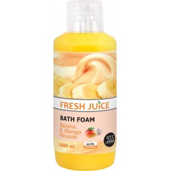 FRESH JUICE Płyn do kąpieli Bananowo-Mangowy mus 1000 ml