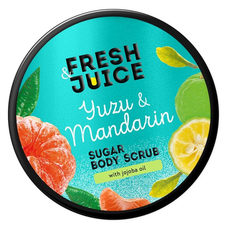 FRESH JUICE Cukrowy peeling do ciała Yuzu i mandarynka 200 ml