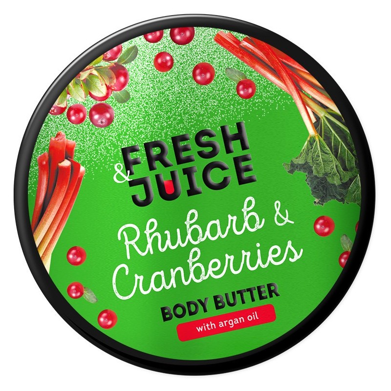 FRESH JUICE Masło do ciała Rabarbar i Żurawina 200 ml