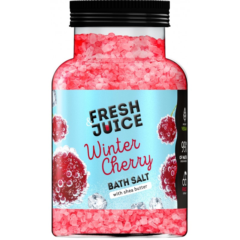 FRESH JUICE Sól do kąpieli Zimowa Wiśnia 700 g